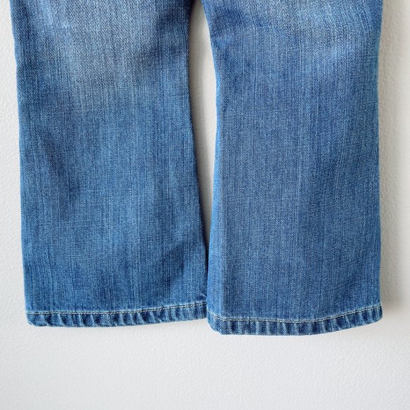 3/$15 H&M LOGG Flare jeans denim 2T - 3T baby girl pants jeans - Picture 9 of 10